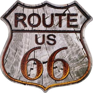 Man Cave Garage Route 66 Mother Road Highway Shield Wholesale Metal Sign NEW!